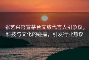 張藝興官宣茅臺文旅代言人引爭議，科技與文化的碰撞，引發(fā)行業(yè)熱議