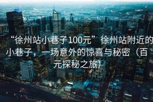 “徐州站小巷子100元”徐州站附近的小巷子，一場(chǎng)意外的驚喜與秘密（百元探秘之旅）