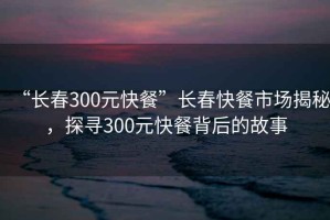 “長(cháng)春300元快餐”長(cháng)春快餐市場(chǎng)揭秘，探尋300元快餐背后的故事