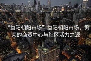 “益陽(yáng)朝陽(yáng)市場(chǎng)”益陽(yáng)朝陽(yáng)市場(chǎng)，繁榮的商貿中心與社區活力之源