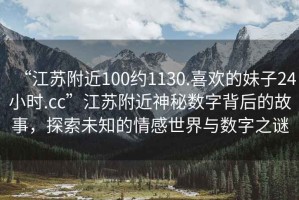“江蘇附近100約1130.喜歡的妹子24小時(shí).cc”江蘇附近神秘數字背后的故事，探索未知的情感世界與數字之謎