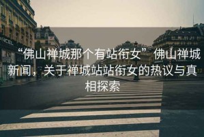 “佛山禪城那個(gè)有站銜女”佛山禪城新聞，關(guān)于禪城站站銜女的熱議與真相探索
