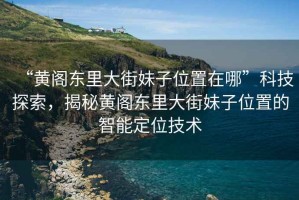 “黃閣東里大街妹子位置在哪”科技探索，揭秘黃閣東里大街妹子位置的智能定位技術(shù)