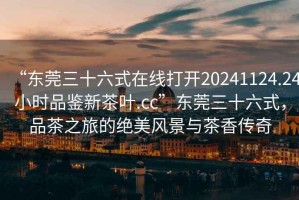 “東莞三十六式在線(xiàn)打開(kāi)20241124.24小時(shí)品鑒新茶葉.cc”東莞三十六式，品茶之旅的絕美風(fēng)景與茶香傳奇