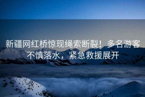 新疆網(wǎng)紅橋驚現繩索斷裂！多名游客不慎落水，緊急救援展開(kāi)