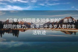 “曲阜小胡同很多30多歲的”曲阜小胡同的魅力，探尋三十多歲人群的生活軌跡