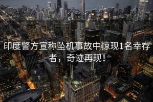 印度警方宣稱(chēng)墜機事故中驚現1名幸存者，奇跡再現！