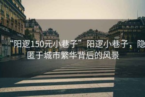 “陽(yáng)邏150元小巷子”陽(yáng)邏小巷子，隱匿于城市繁華背后的風(fēng)景