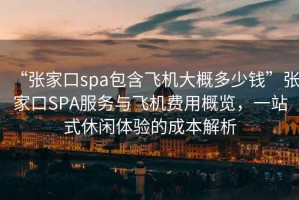 “張家口spa包含飛機大概多少錢(qián)”張家口SPA服務(wù)與飛機費用概覽，一站式休閑體驗的成本解析