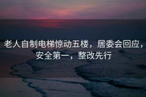 老人自制電梯驚動(dòng)五樓，居委會(huì )回應，安全第一，整改先行