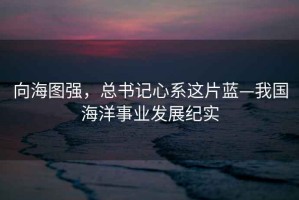 向海圖強，總書(shū)記心系這片藍—我國海洋事業(yè)發(fā)展紀實(shí)