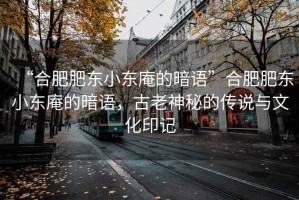 “合肥肥東小東庵的暗語(yǔ)”合肥肥東小東庵的暗語(yǔ)，古老神秘的傳說(shuō)與文化印記