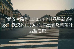 “武漢空降約1130.24小時(shí)品鑒新茶葉.cc”武漢約1130小時(shí)高空俯瞰新茶葉品鑒之旅