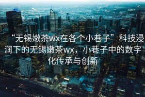 “無(wú)錫嫩茶wx在各個(gè)小巷子”科技浸潤下的無(wú)錫嫩茶wx，小巷子中的數字化傳承與創(chuàng  )新