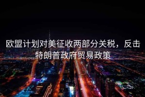 歐盟計劃對美征收兩部分關(guān)稅，反擊特朗普政府貿易政策