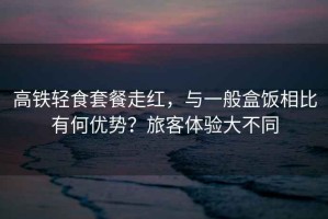 高鐵輕食套餐走紅，與一般盒飯相比有何優(yōu)勢？旅客體驗大不同