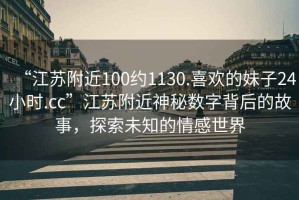 “江蘇附近100約1130.喜歡的妹子24小時(shí).cc”江蘇附近神秘數字背后的故事，探索未知的情感世界