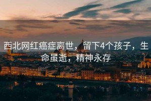 西北網(wǎng)紅癌癥離世，留下4個(gè)孩子，生命雖逝，精神永存