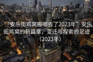 “安樂(lè )街雞窩搬哪去了2023年”安樂(lè )街雞窩的新篇章，變遷與探索的足跡（2023年）