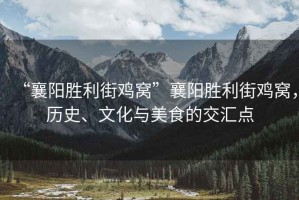 “襄陽(yáng)勝利街雞窩”襄陽(yáng)勝利街雞窩，歷史、文化與美食的交匯點(diǎn)