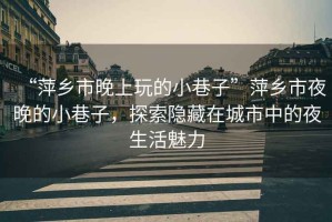 “萍鄉市晚上玩的小巷子”萍鄉市夜晚的小巷子，探索隱藏在城市中的夜生活魅力