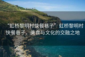 “虹橋黎明村快餐巷子”虹橋黎明村快餐巷子，美食與文化的交融之地