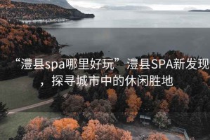 “澧縣spa哪里好玩”澧縣SPA新發(fā)現，探尋城市中的休閑勝地