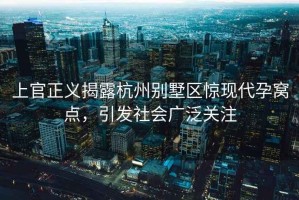 上官正義揭露杭州別墅區驚現代孕窩點(diǎn)，引發(fā)社會(huì )廣泛關(guān)注
