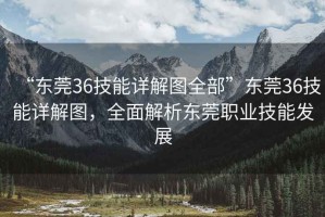 “東莞36技能詳解圖全部”東莞36技能詳解圖，全面解析東莞職業(yè)技能發(fā)展