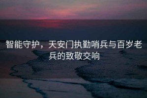 智能守護，天安門(mén)執勤哨兵與百歲老兵的致敬交響