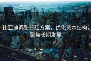 比亞迪調整分紅方案，優(yōu)化資本結構，聚焦長(cháng)期發(fā)展