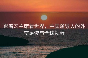 跟著(zhù)習主席看世界，中國領(lǐng)導人的外交足跡與全球視野