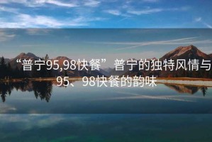 “普寧95,98快餐”普寧的獨特風(fēng)情與95、98快餐的韻味