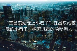 “宜昌東站晚上小巷子”宜昌東站夜晚的小巷子，探索城市的隱秘魅力
