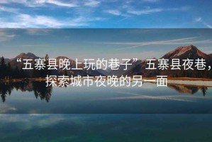 “五寨縣晚上玩的巷子”五寨縣夜巷，探索城市夜晚的另一面