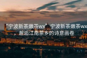 “寧波新茶嫩茶wx”寧波新茶嫩茶wx，邂逅江南茶鄉的詩(shī)意畫(huà)卷