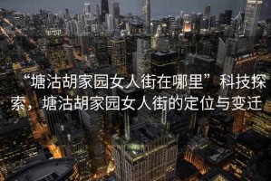 “塘沽胡家園女人街在哪里”科技探索，塘沽胡家園女人街的定位與變遷