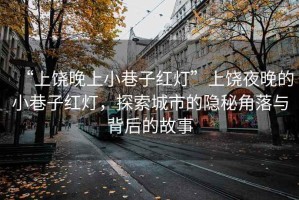 “上饒晚上小巷子紅燈”上饒夜晚的小巷子紅燈，探索城市的隱秘角落與背后的故事