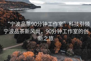 “寧波品茶90分鐘工作室”科技引領(lǐng)寧波品茶新風(fēng)尚，90分鐘工作室的創(chuàng  )新之旅