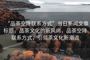 “品茶空降聯(lián)系方式”當日新聞文章標題，品茶文化的新風(fēng)尚，品茶空降聯(lián)系方式，引領(lǐng)茶文化新潮流