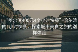 “哈爾濱400元4個(gè)小時(shí)快餐”哈爾濱的4小時(shí)快餐，探索城市美食之旅的別樣體驗