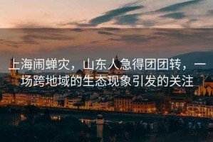 上海鬧蟬災，山東人急得團團轉，一場(chǎng)跨地域的生態(tài)現象引發(fā)的關(guān)注