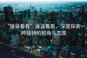 “操逼看看”操逼看看，深度探索一種獨特的視角與態(tài)度