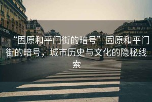 “固原和平門(mén)街的暗號”固原和平門(mén)街的暗號，城市歷史與文化的隱秘線(xiàn)索