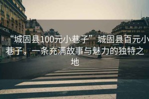 “城固縣100元小巷子”城固縣百元小巷子，一條充滿(mǎn)故事與魅力的獨特之地