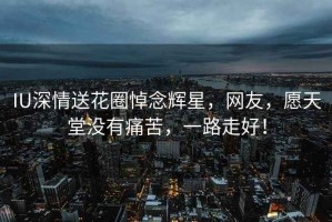 IU深情送花圈悼念輝星，網(wǎng)友，愿天堂沒(méi)有痛苦，一路走好！