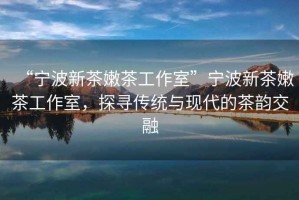 “寧波新茶嫩茶工作室”寧波新茶嫩茶工作室，探尋傳統與現代的茶韻交融