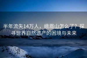 半年流失14萬(wàn)人，峨眉山怎么了？探尋世界自然遺產(chǎn)的困境與未來(lái)