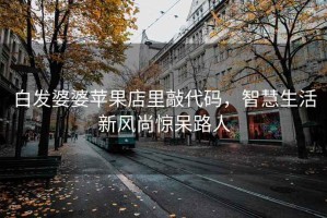 白發(fā)婆婆蘋(píng)果店里敲代碼，智慧生活新風(fēng)尚驚呆路人