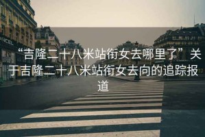 “吉隆二十八米站銜女去哪里了”關(guān)于吉隆二十八米站銜女去向的追蹤報道